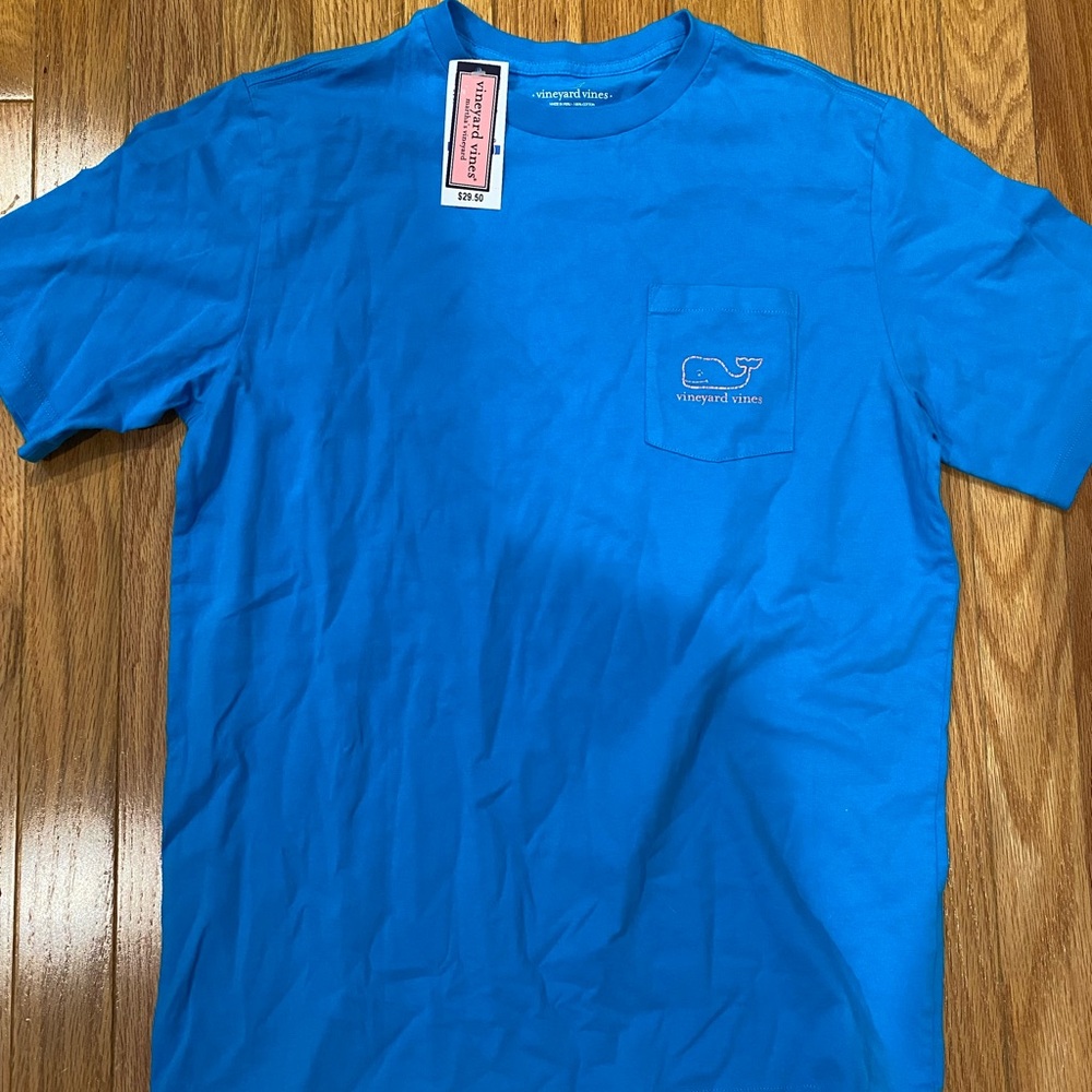 Vineyard Vines Kids Vibrant Blue Short Sleeve Tee